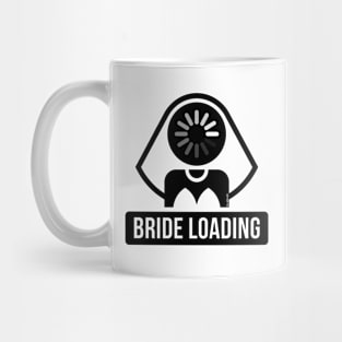 Bride Loading (Hen Night / Bachelorette Party / Black) Mug